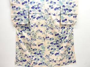 大正ロマン　絽花模様着物